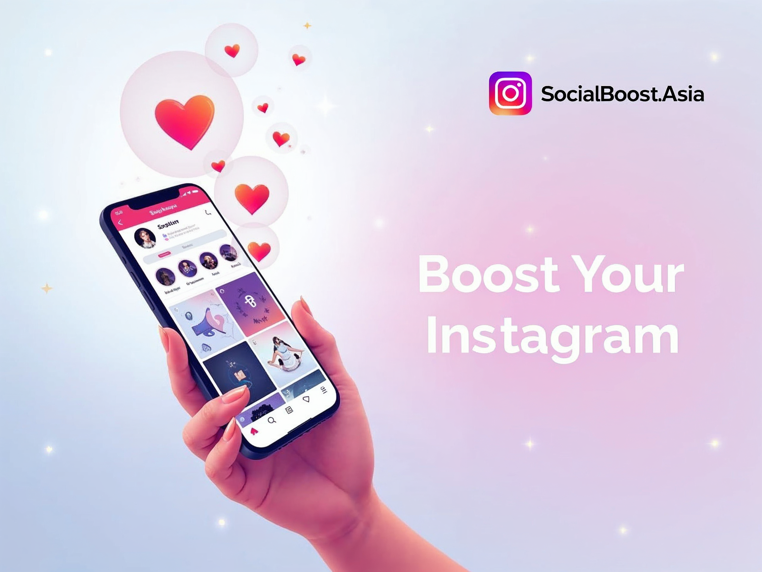Dịch vụ Instagram Social Boost Asia - Tăng follow, like, view Reels