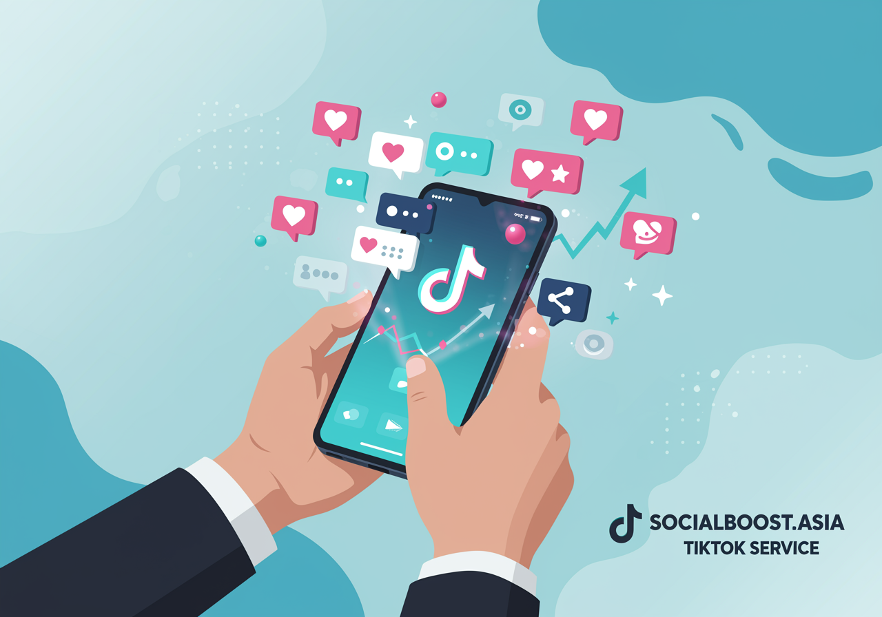 Dịch vụ TikTok Social Boost Asia - Tăng follow, tim, view
