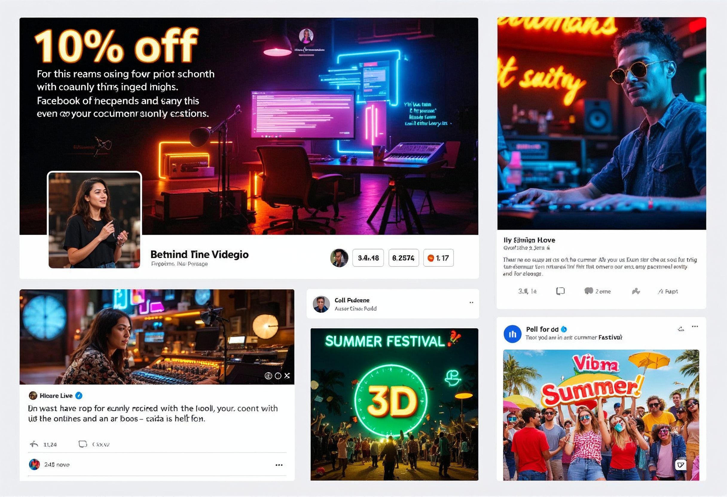 Nội dung Fanpage Facebook đa dạng
