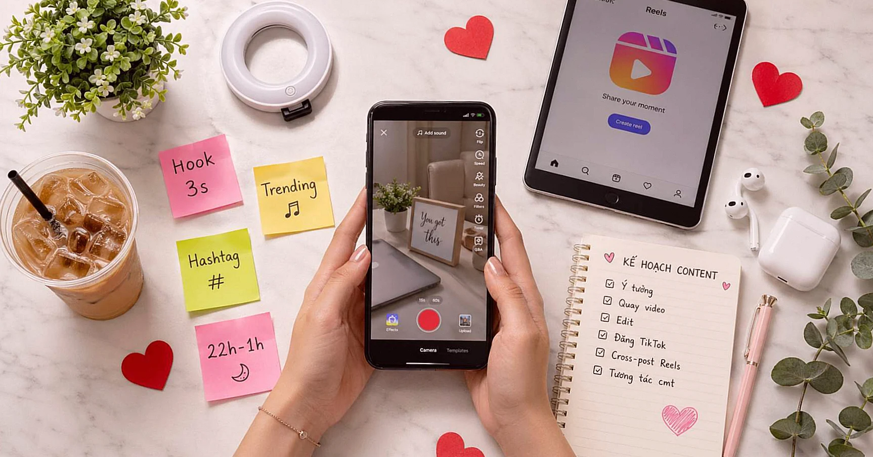 7 Cách Tăng Tim TikTok Tự Nhiên Miễn Phí - Infographic Chiến Lược