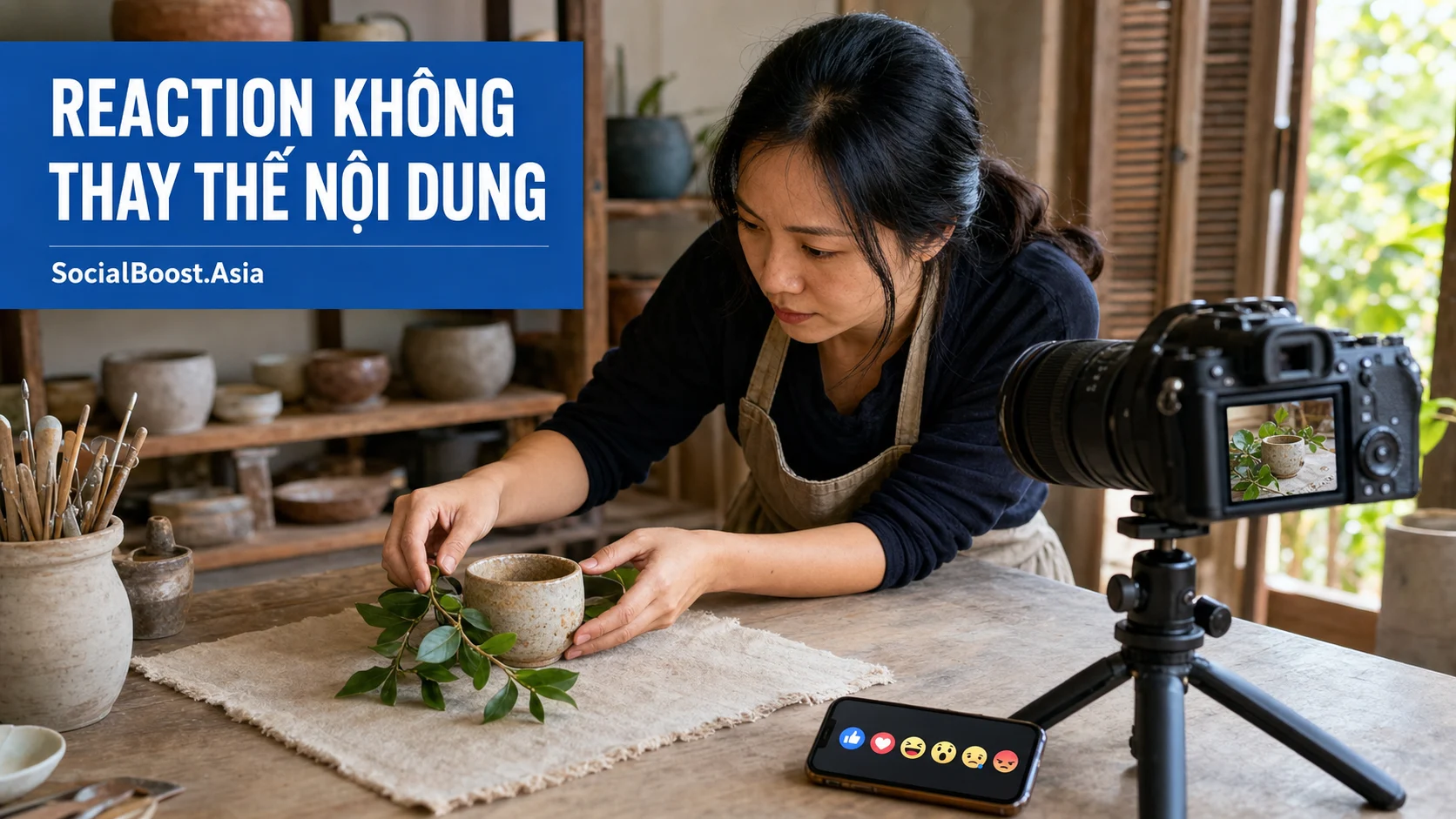 Người làm nội dung phân biệt reaction Facebook với reach và chuyển đổi
