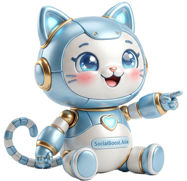 SocialBoost.Asia Robot Mèo - Dịch vụ Facebook tự động tăng like follow view