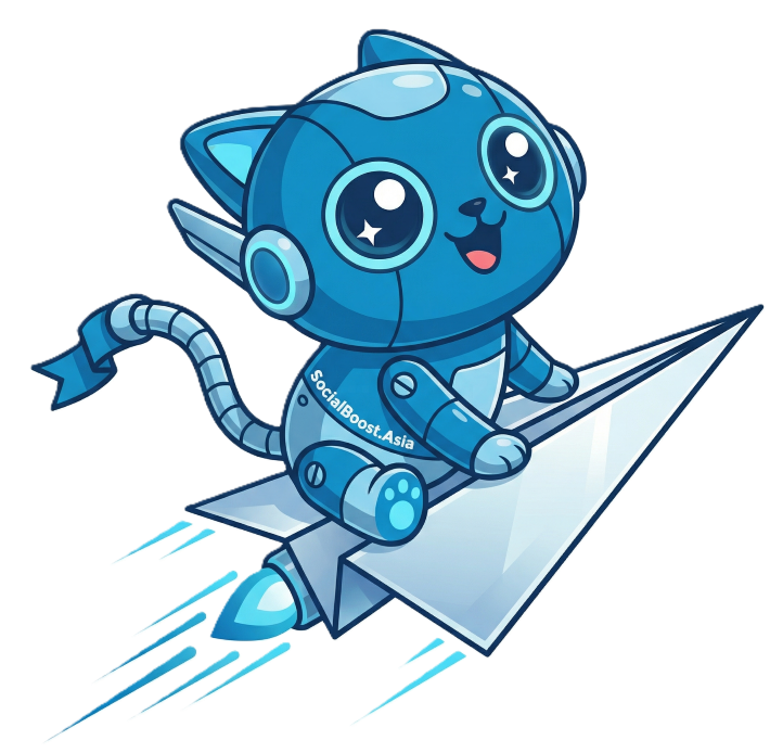 Robot Mascot Tăng Thành Viên Kênh Telegram - Social Boost Asia