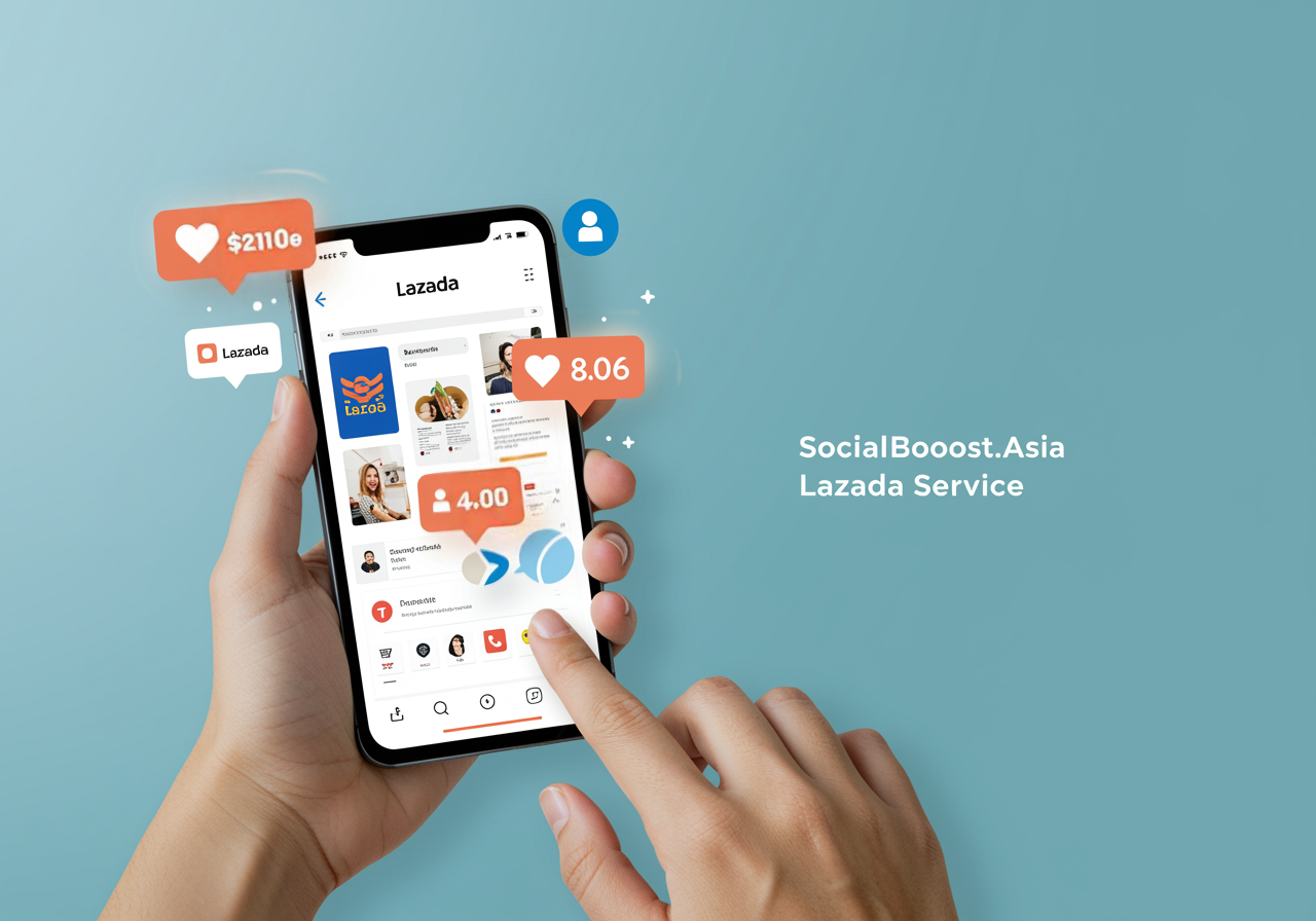 Dịch vụ Lazada Social Boost Asia - Tăng follow shop