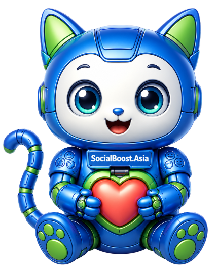 Robot mèo Social Boost Asia hỗ trợ BOT tương tác Facebook