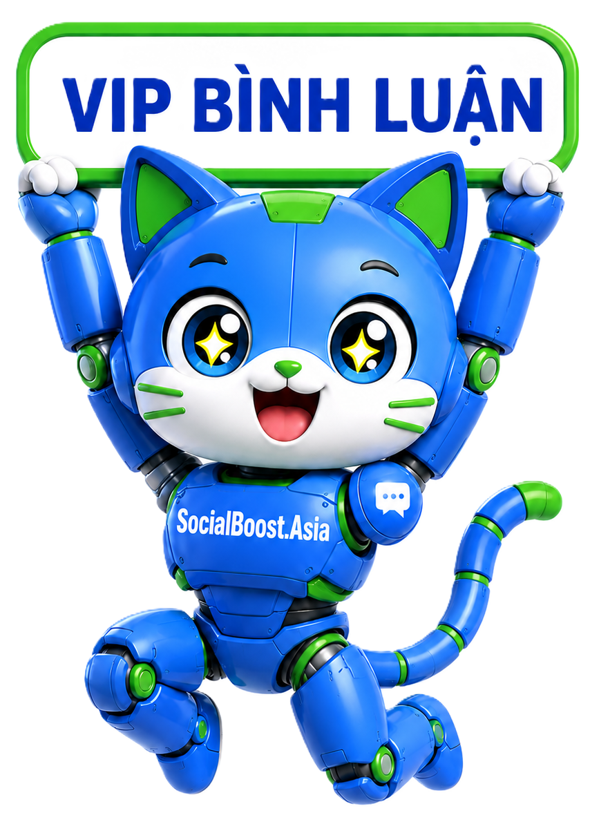 Robot mèo hỗ trợ VIP bình luận Facebook