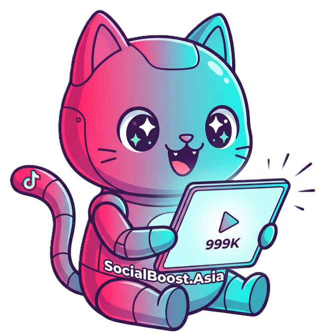 Robot Mascot Tăng View TikTok - Social Boost Asia