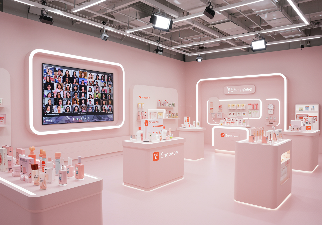Hiệu ứng đám đông livestream Shopee