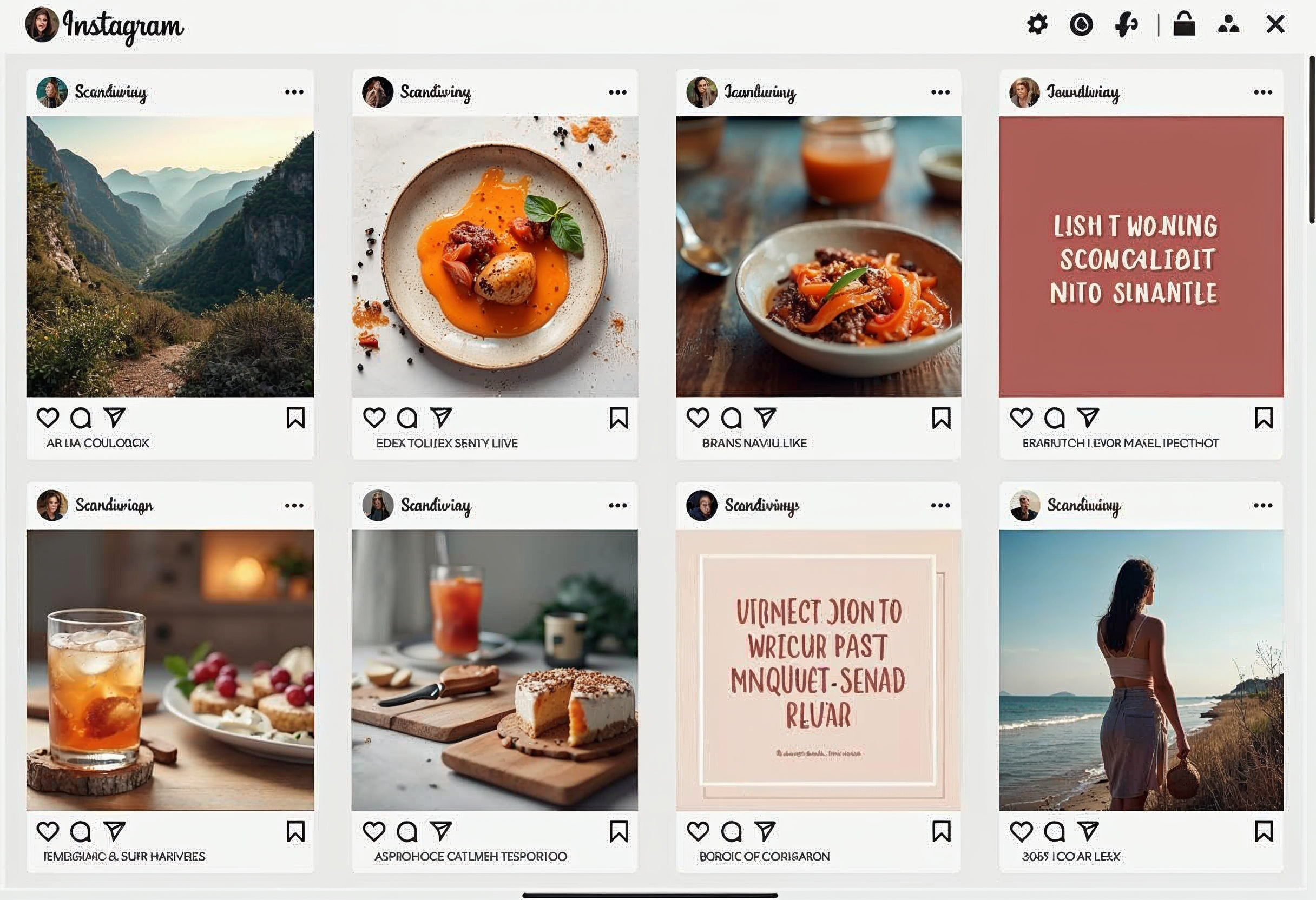 Ví dụ nội dung Instagram chất lượng cao
