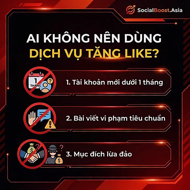 Ai không nên sử dụng dịch vụ tăng like Facebook - Cảnh báo