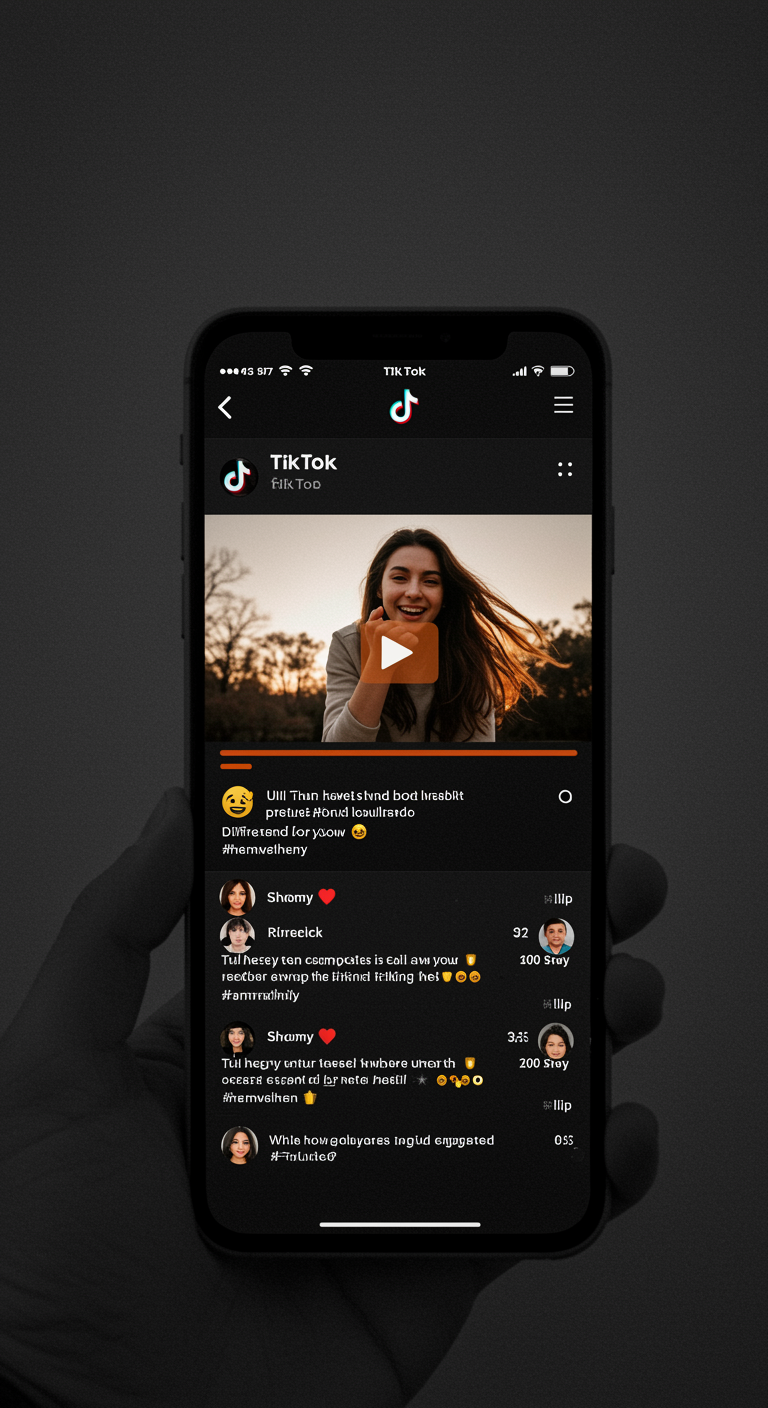 Caption TikTok thu hút bình luận