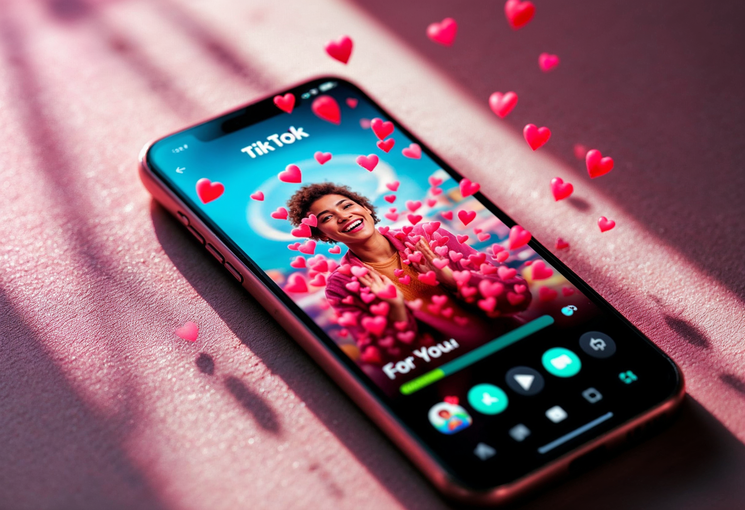 TikTok For You page - Livestream nhiều love