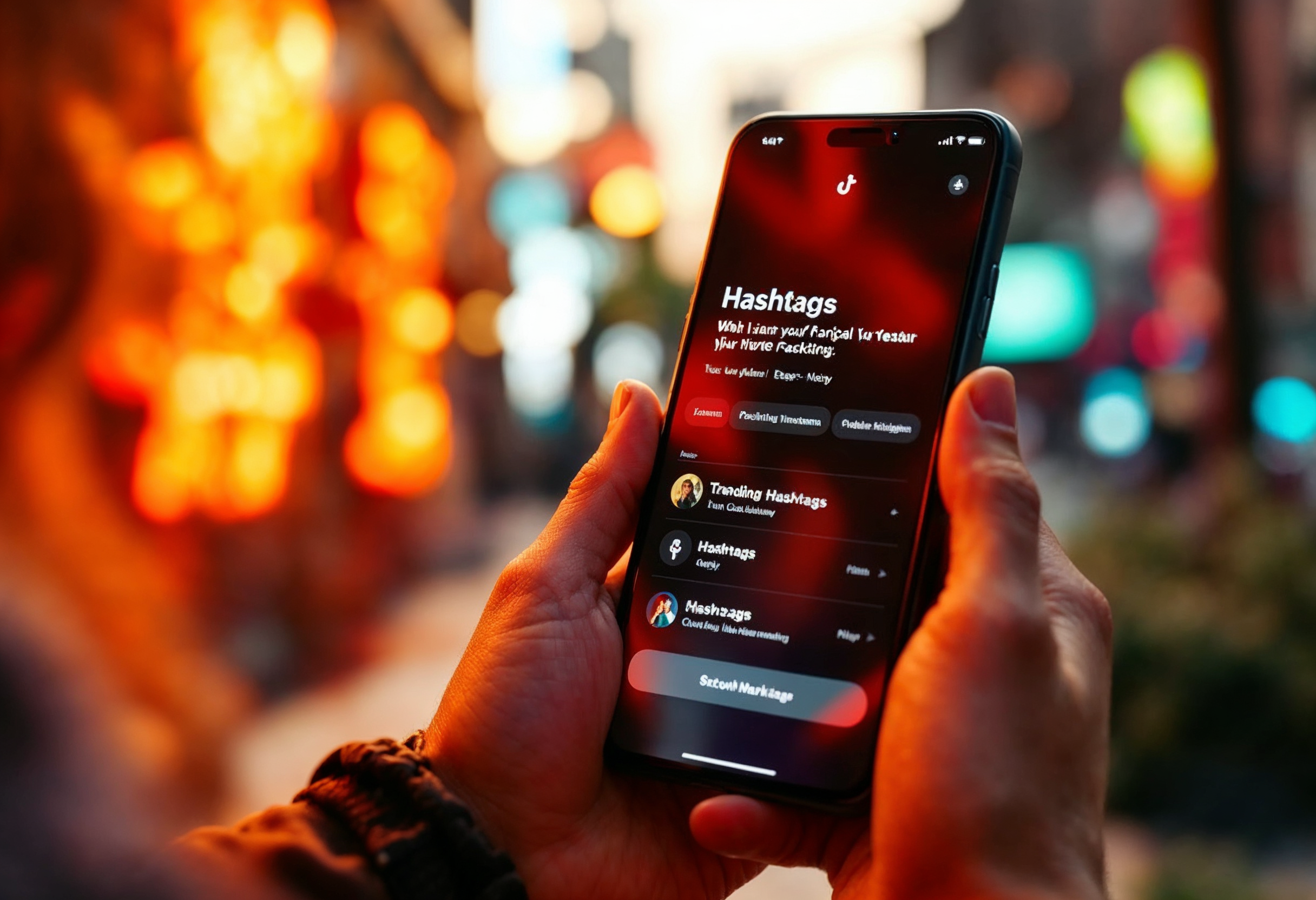 Hashtag livestream TikTok