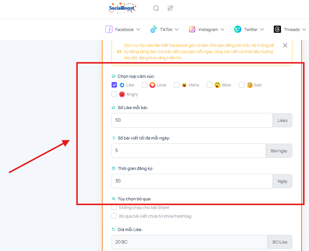 Bước 5: Cấu hình dịch vụ