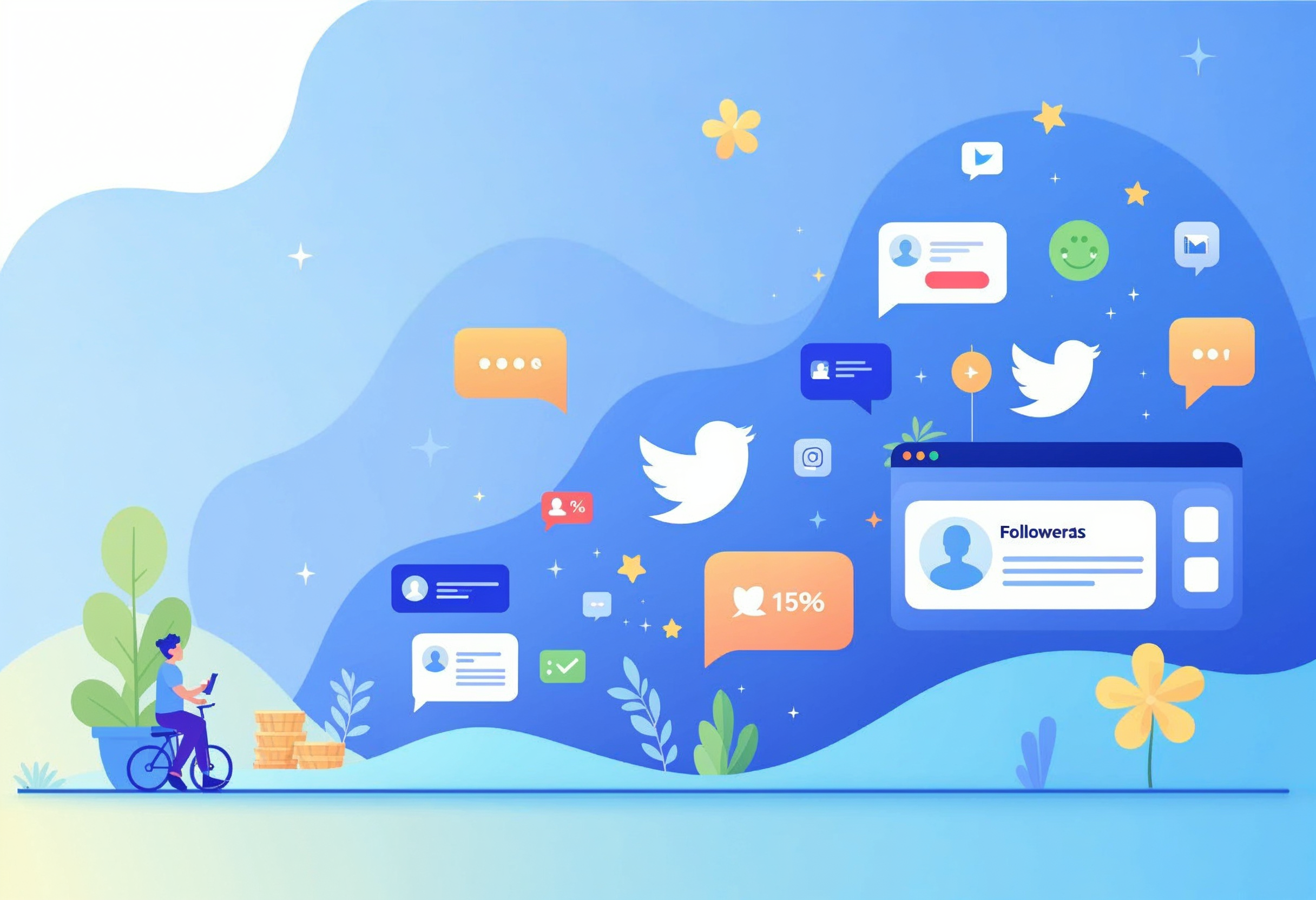 Chiến lược tăng follow Twitter