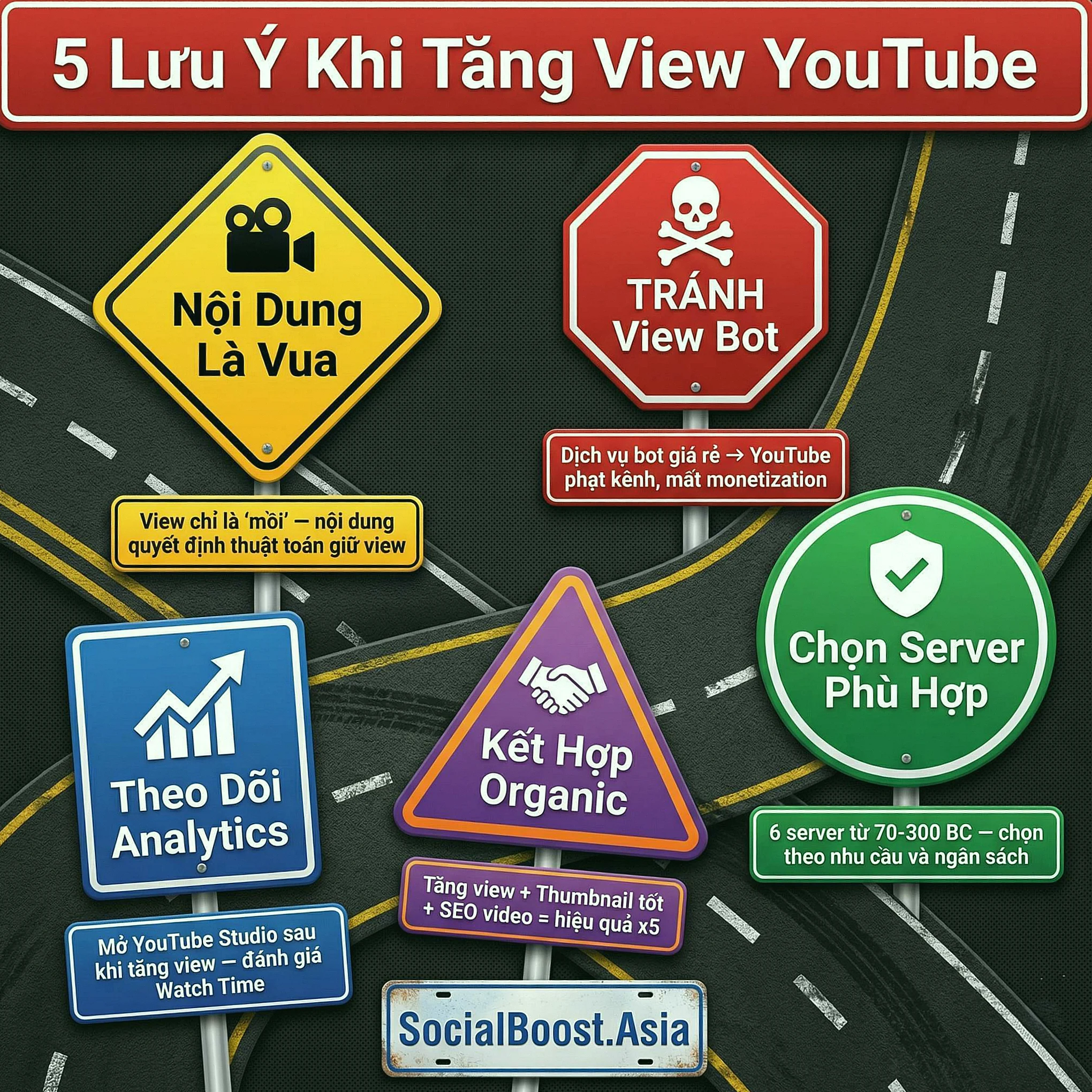 5 lưu ý quan trọng khi tăng view YouTube an toàn và hiệu quả