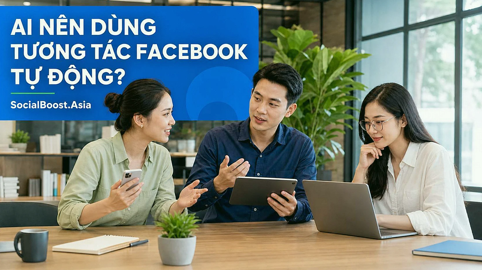 Chủ shop nhân viên kinh doanh và người quản lý cộng đồng dùng BOT tương tác Facebook