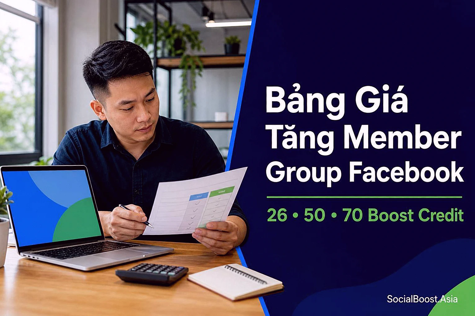 Người làm marketing Việt Nam so sánh bảng giá tăng member group Facebook 26 50 70 Boost Credit