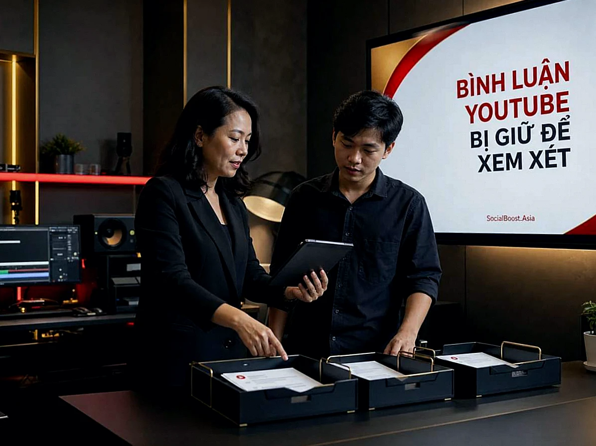 Người quản lý kênh kiểm tra bình luận YouTube bị giữ để xem xét