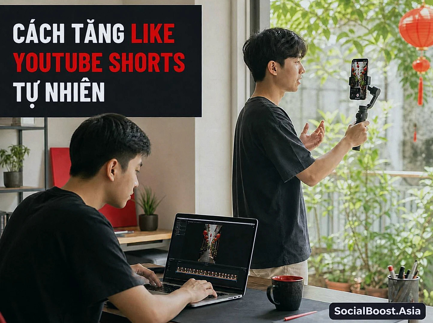 Người Việt Nam thực hành cách tăng like YouTube Shorts tự nhiên