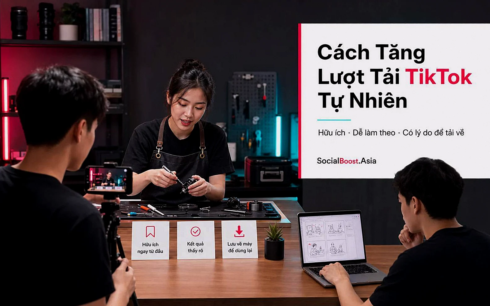 Người Việt quay video hướng dẫn có lý do để người xem tải về