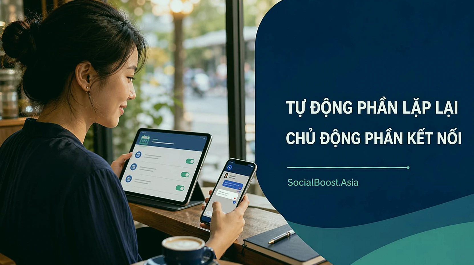 Người kinh doanh kết hợp BOT tương tác Facebook với trò chuyện thủ công