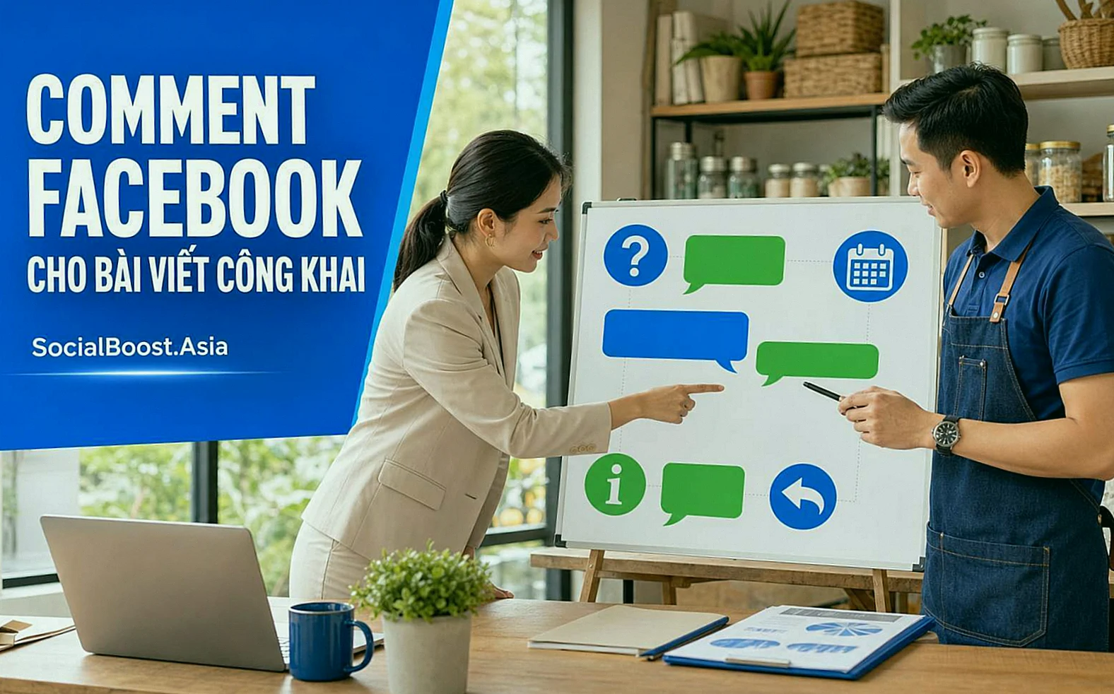 Comment Facebook cho bài viết công khai với người Việt Nam chuẩn bị nội dung