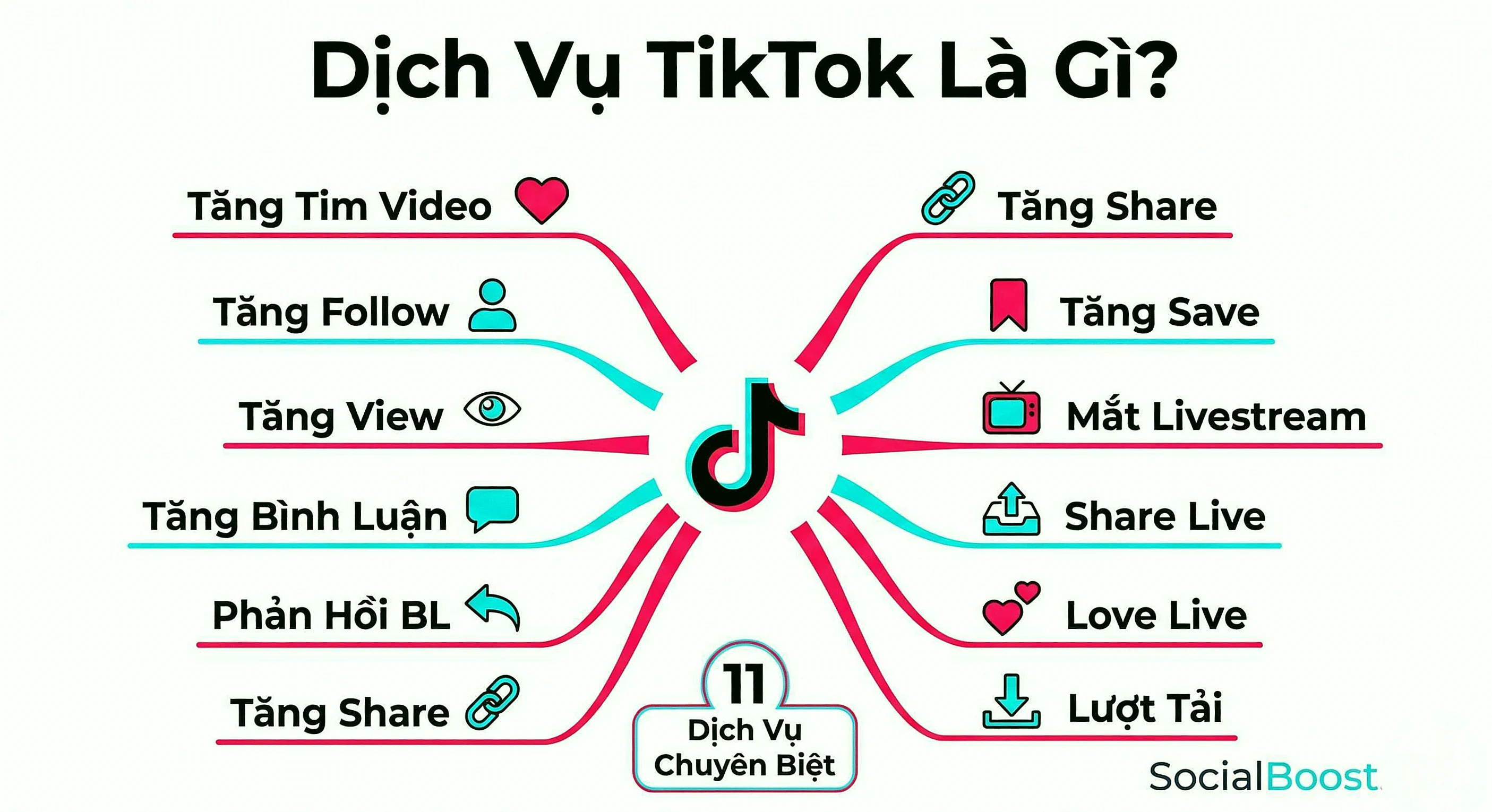 Dịch vụ TikTok là gì - Giải pháp phát triển kênh TikTok tại Social Boost Asia