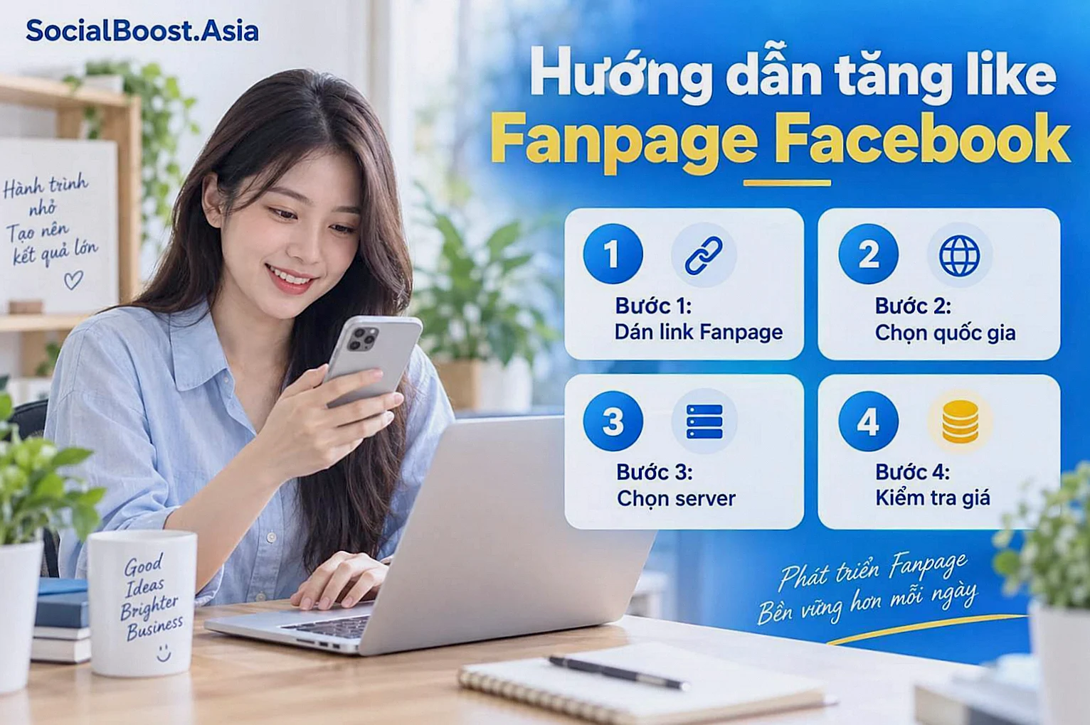Hướng dẫn và lưu ý khi tăng like Fanpage Facebook