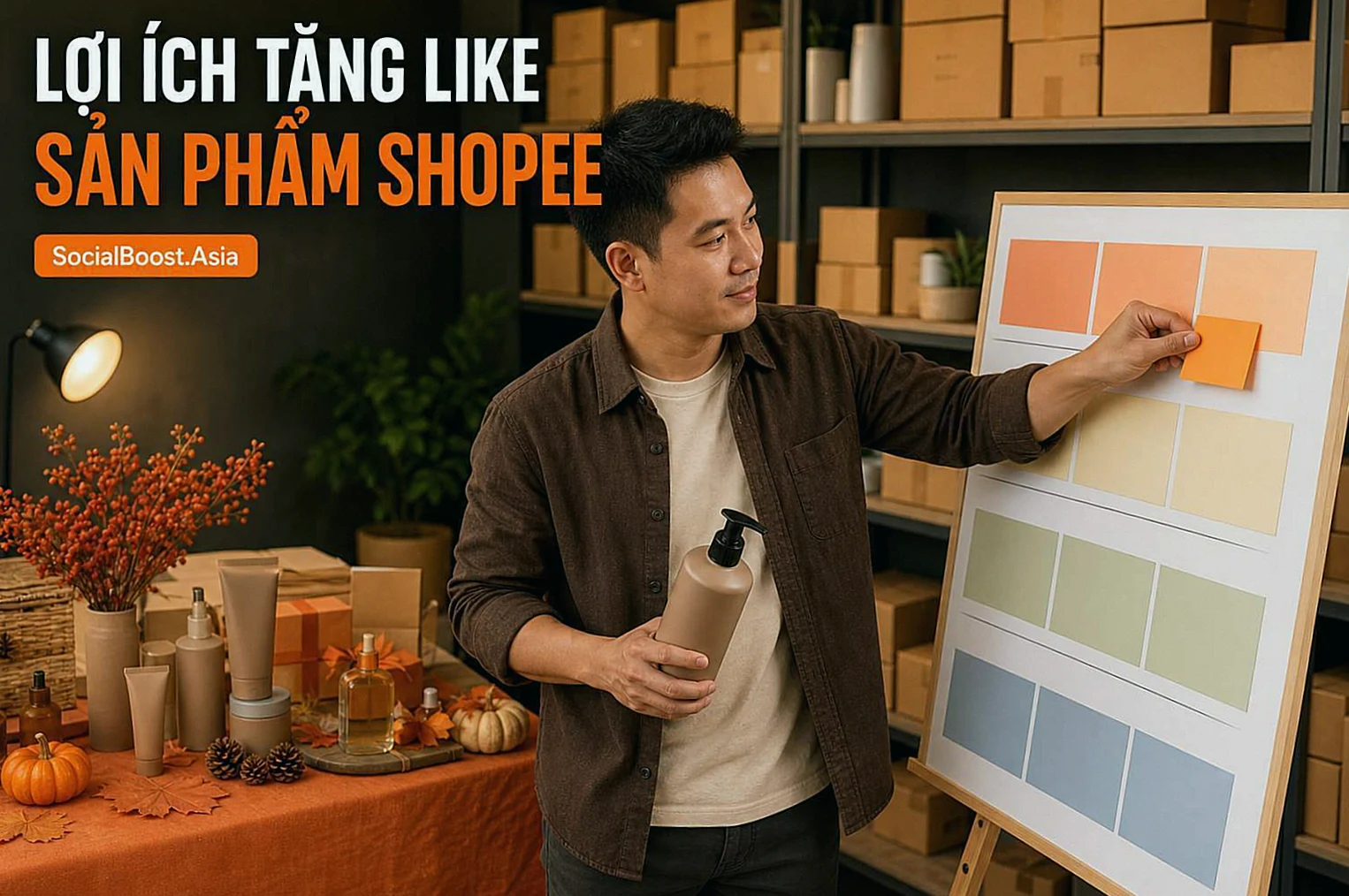 Chủ shop Việt Nam chuẩn bị sản phẩm chủ lực để tăng lượt thích