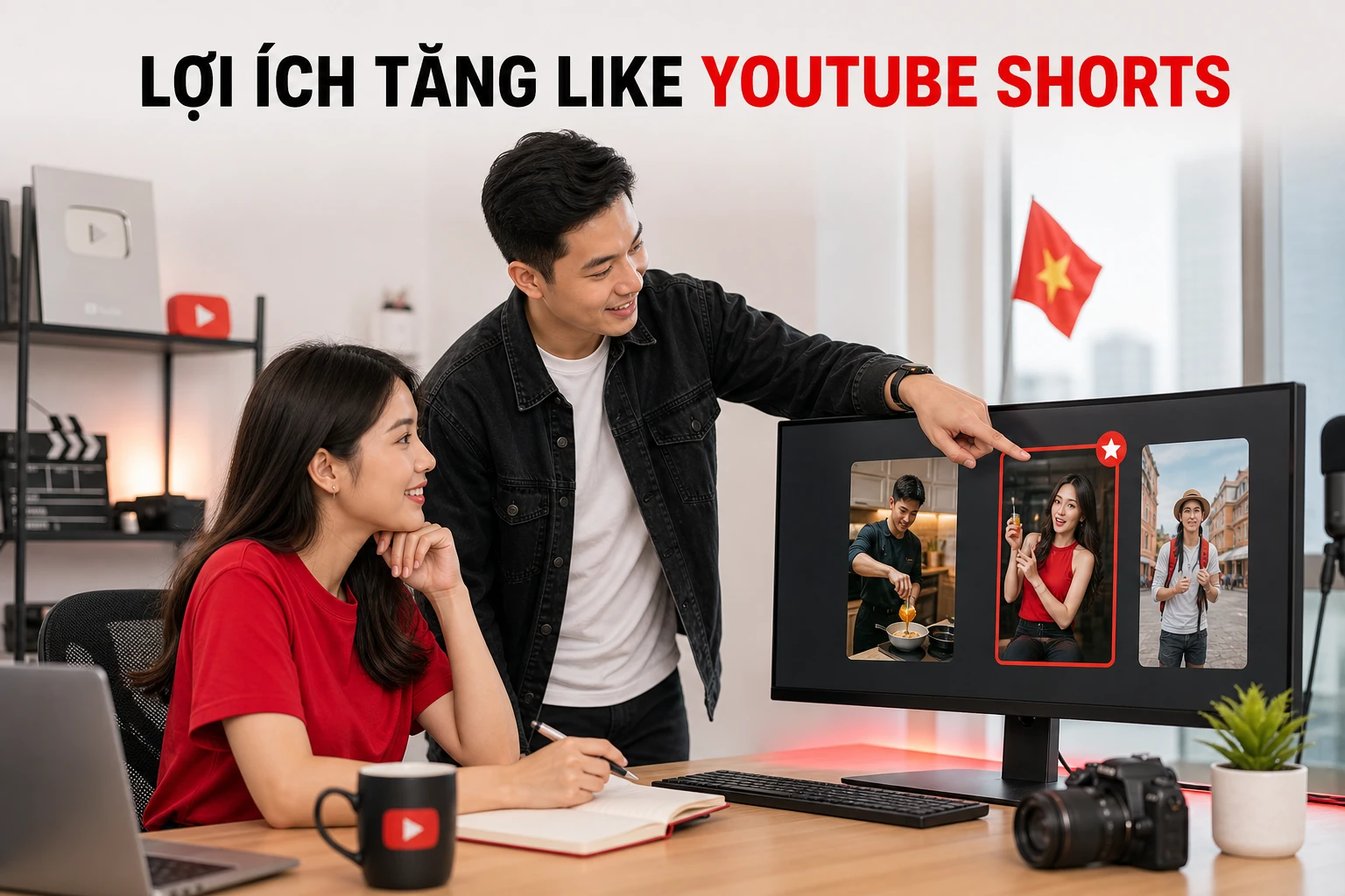 Nhóm creator Việt Nam phân tích lợi ích tăng like YouTube Shorts cho chuỗi video dọc