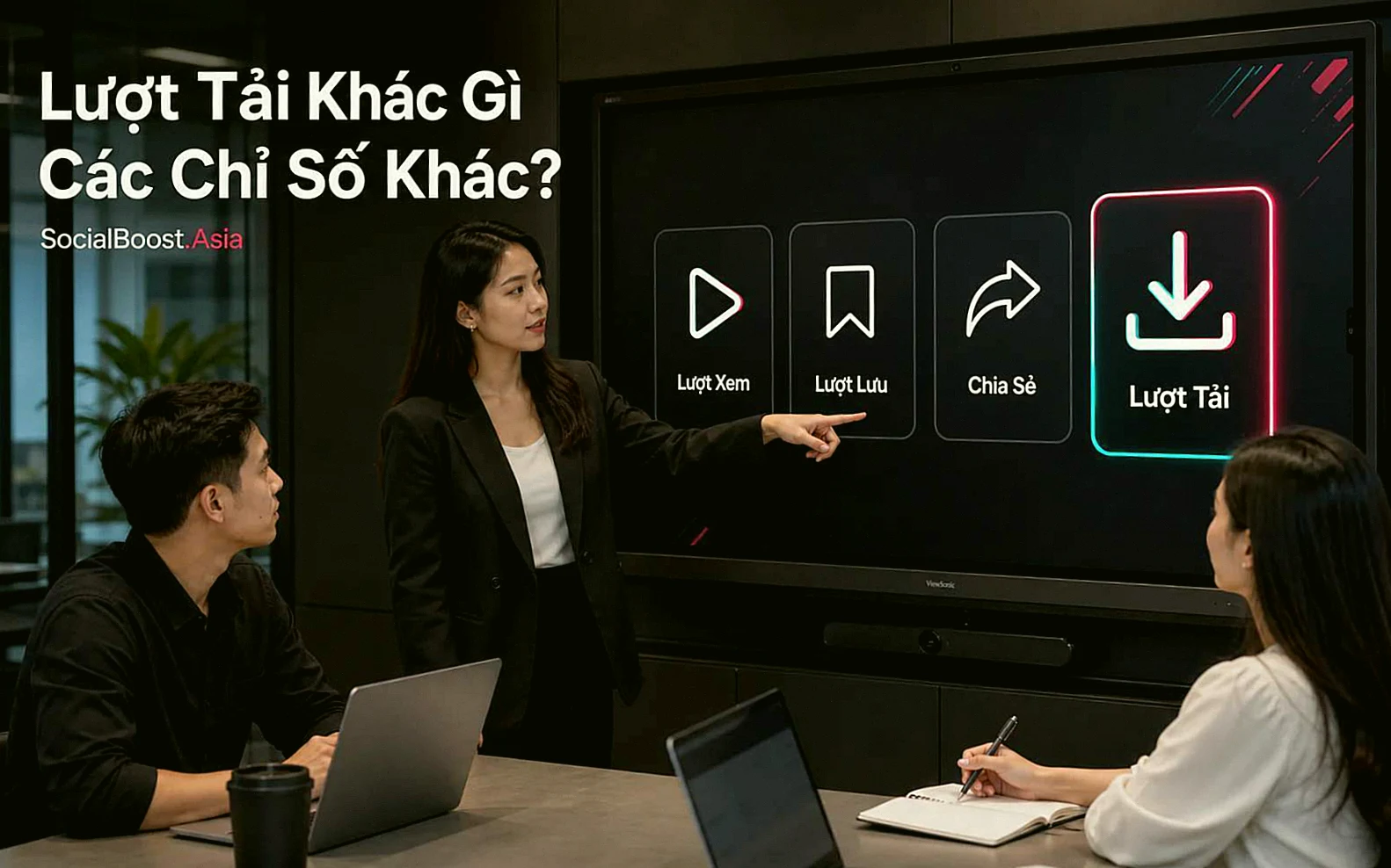 Nhóm người Việt so sánh lượt tải TikTok với các chỉ số video khác