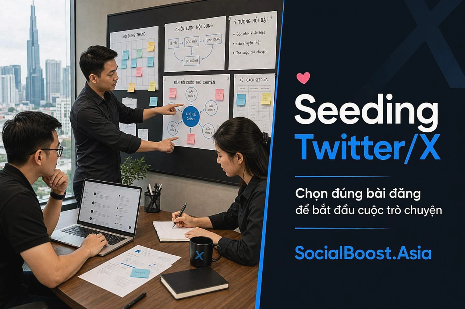 Seeding Twitter X chọn đúng bài đăng để bắt đầu cuộc trò chuyện