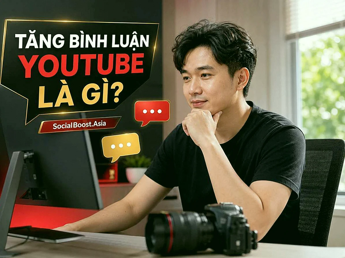 Người sáng tạo nội dung tìm hiểu dịch vụ tăng bình luận YouTube là gì