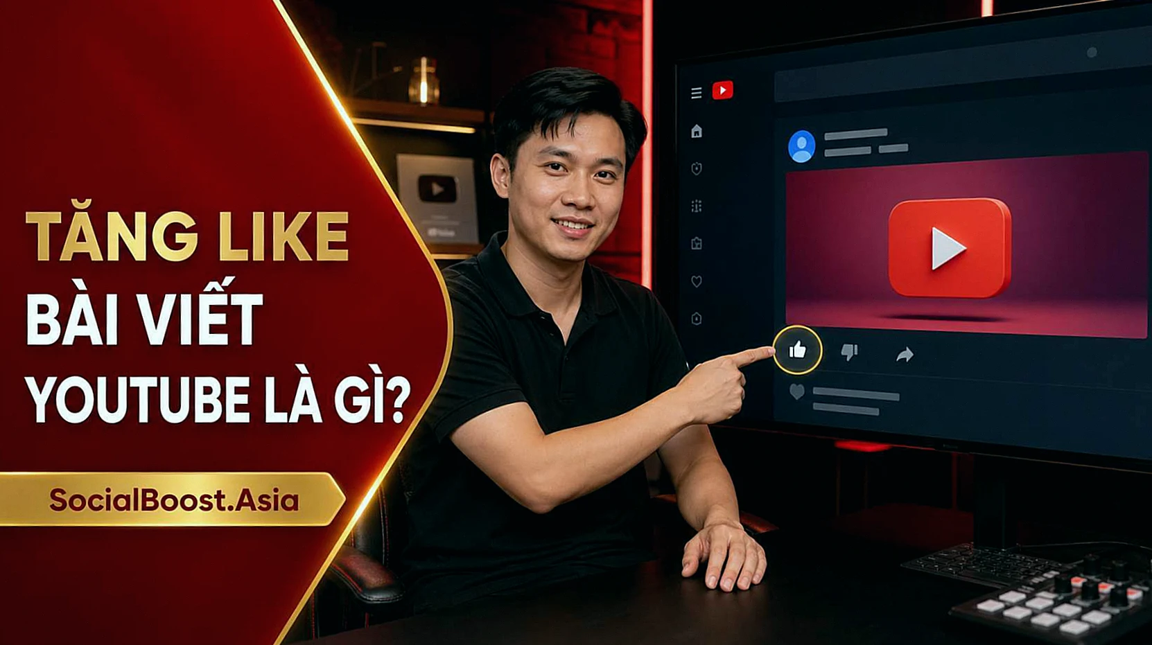 Người sáng tạo Việt Nam xem bài Community khi tìm hiểu dịch vụ tăng like bài viết YouTube