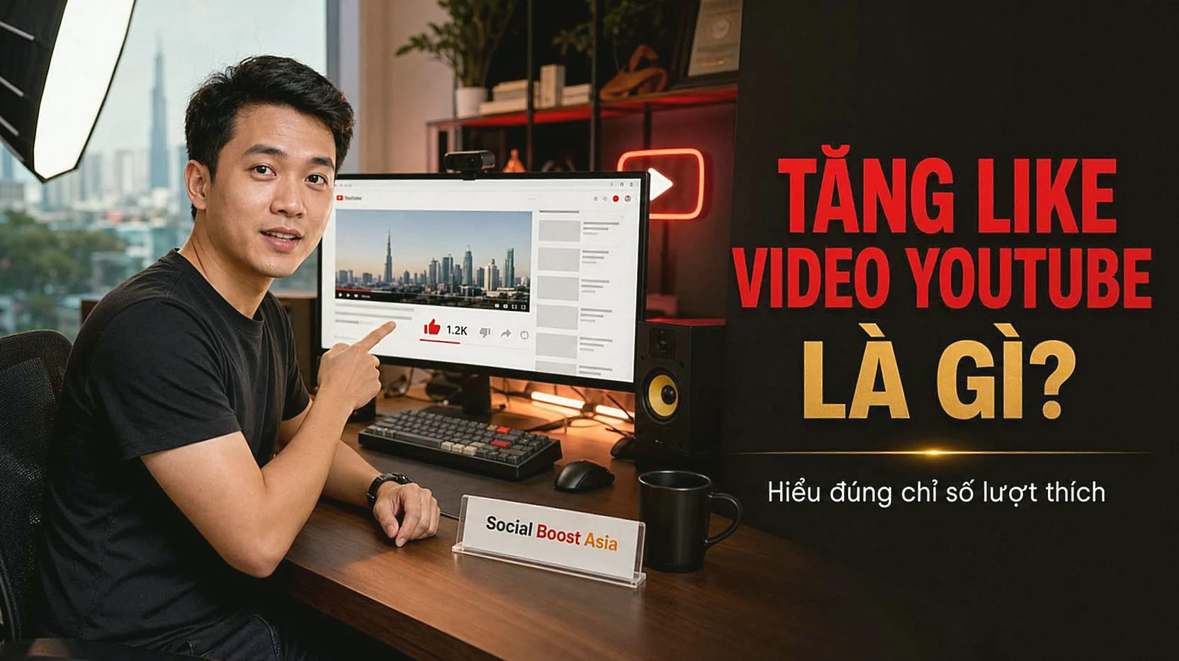 Tăng like video YouTube là gì và cách hiểu đúng chỉ số lượt thích