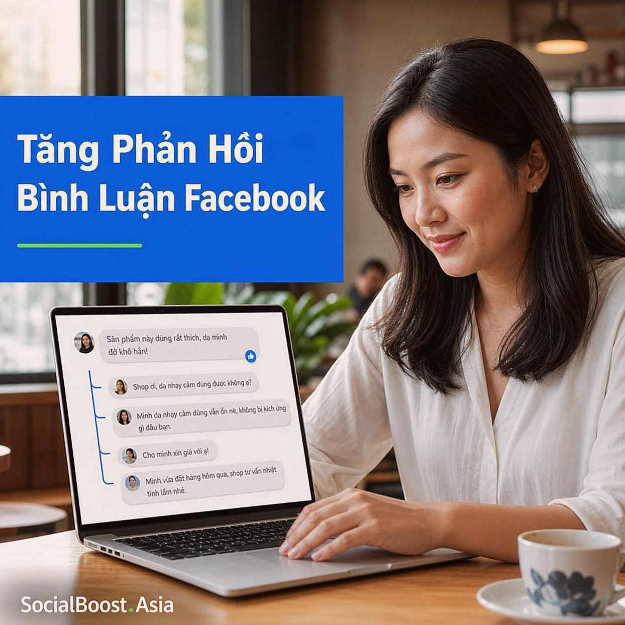 Tăng phản hồi bình luận Facebook với chuỗi reply nằm dưới comment gốc