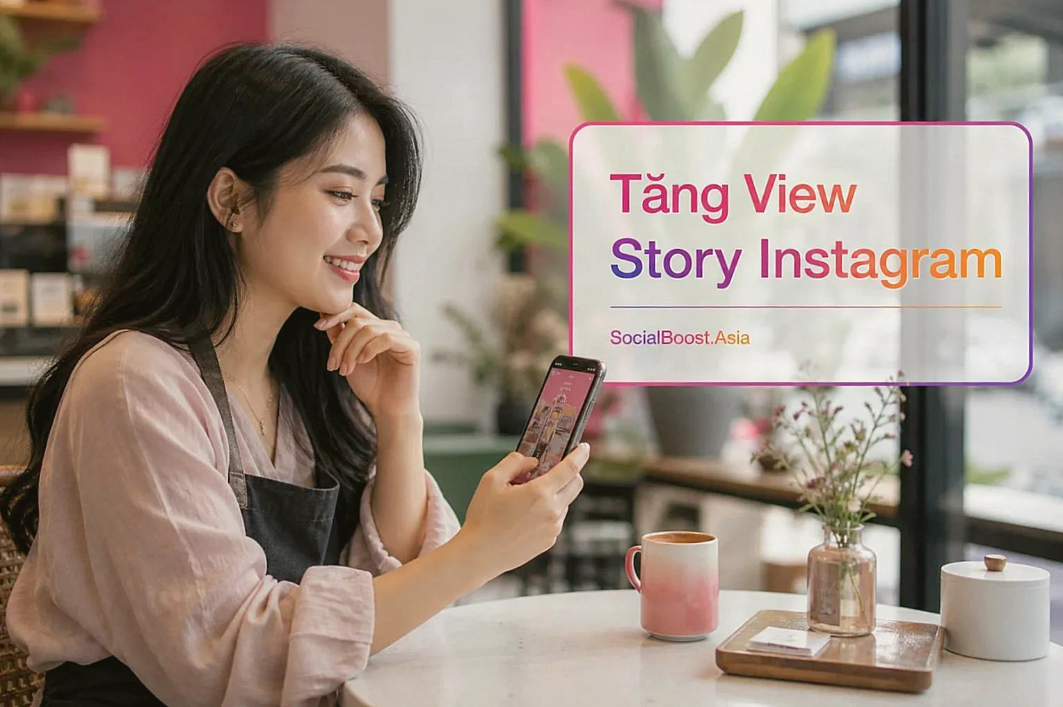 Người sáng tạo nội dung tìm hiểu dịch vụ tăng view Story Instagram