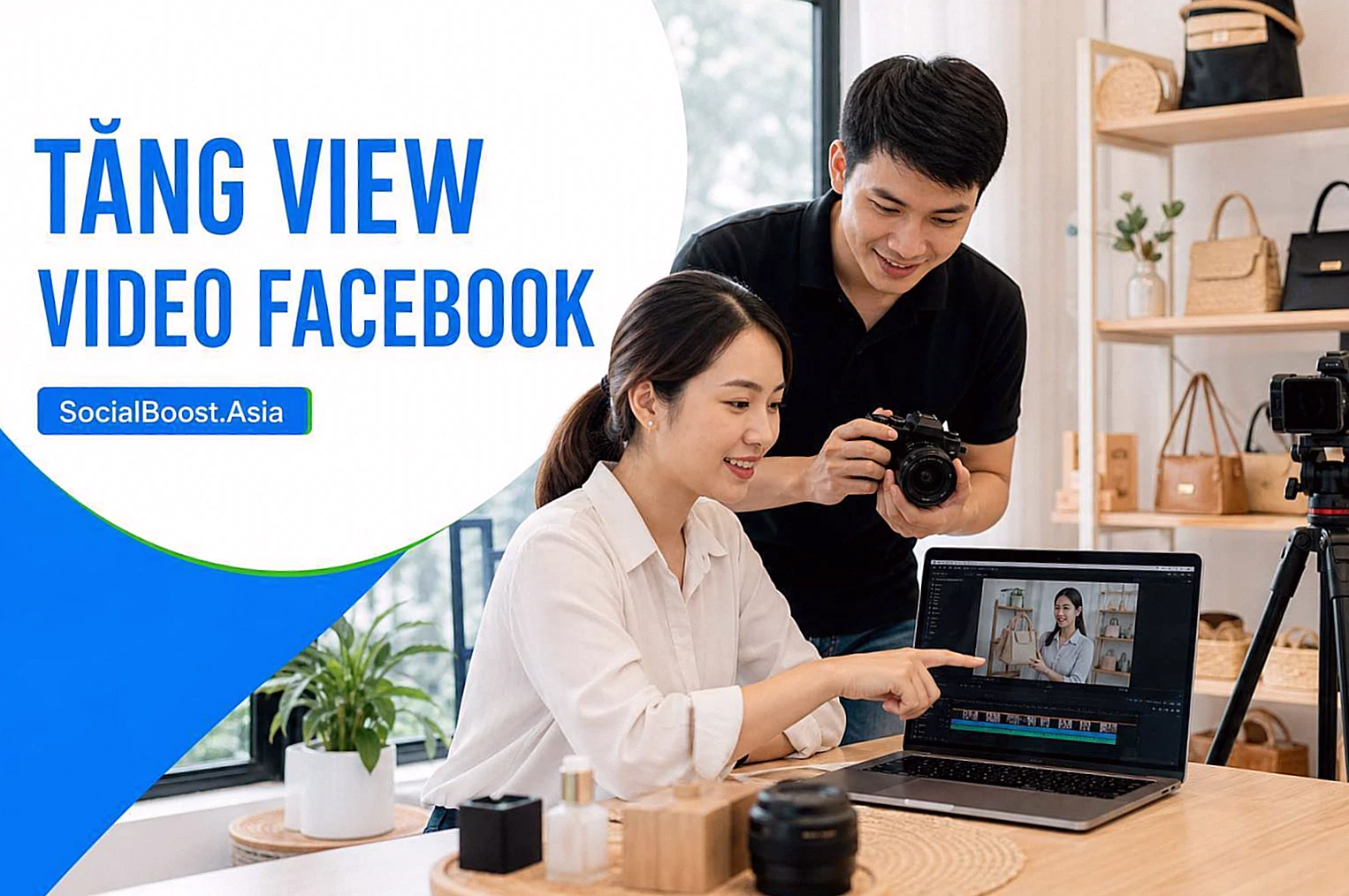 Người quản lý Fanpage tìm hiểu dịch vụ tăng view video Facebook