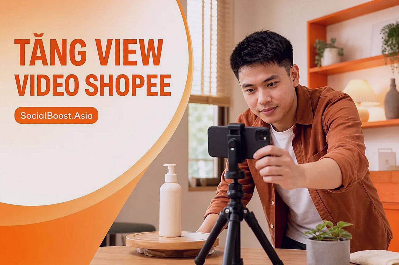 Người bán Việt Nam tìm hiểu dịch vụ tăng view video Shopee