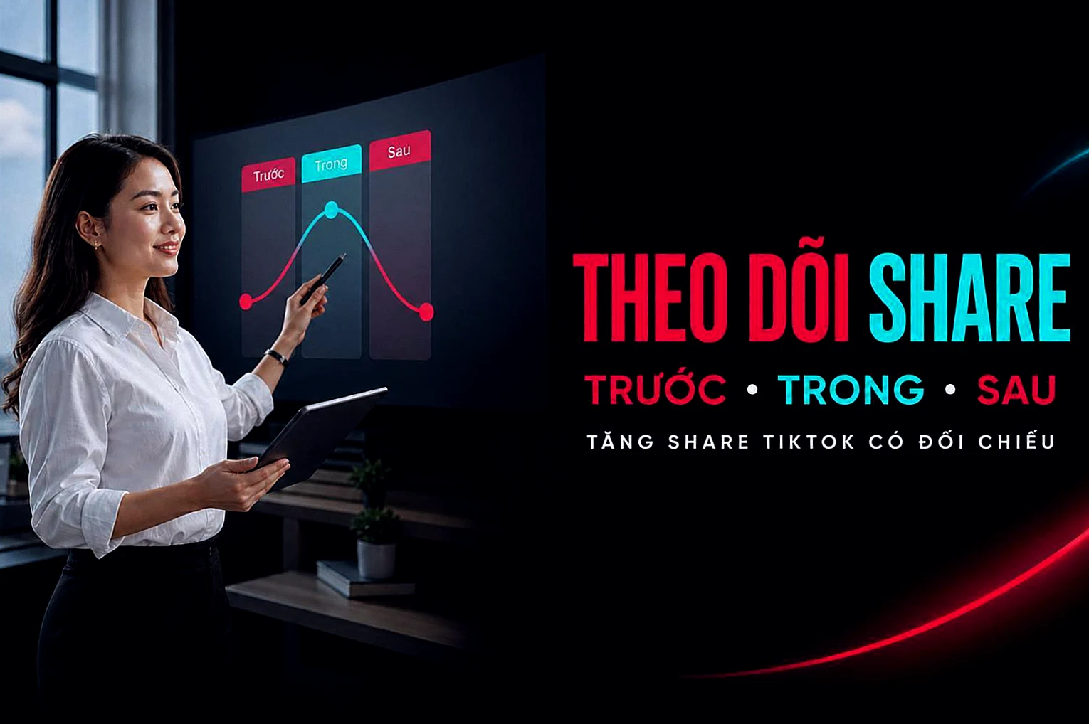 Người quản lý nội dung Việt Nam đối chiếu kết quả tăng share TikTok