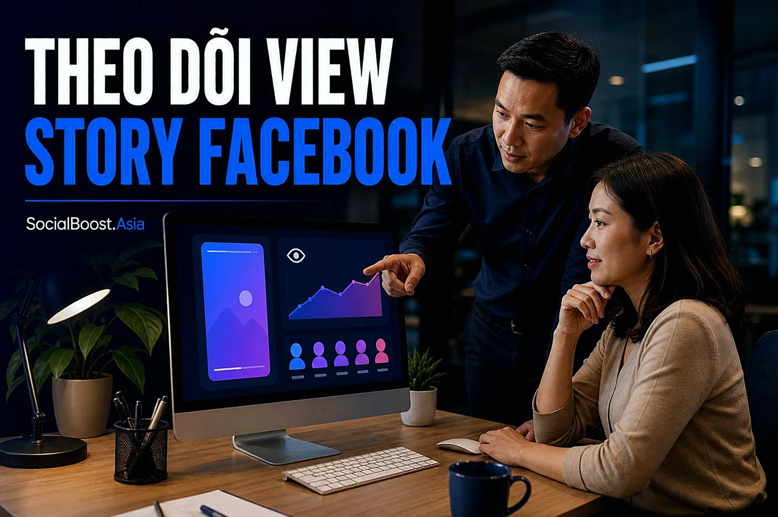 Người quản lý Fanpage theo dõi lượt xem Story Facebook và Page Insights