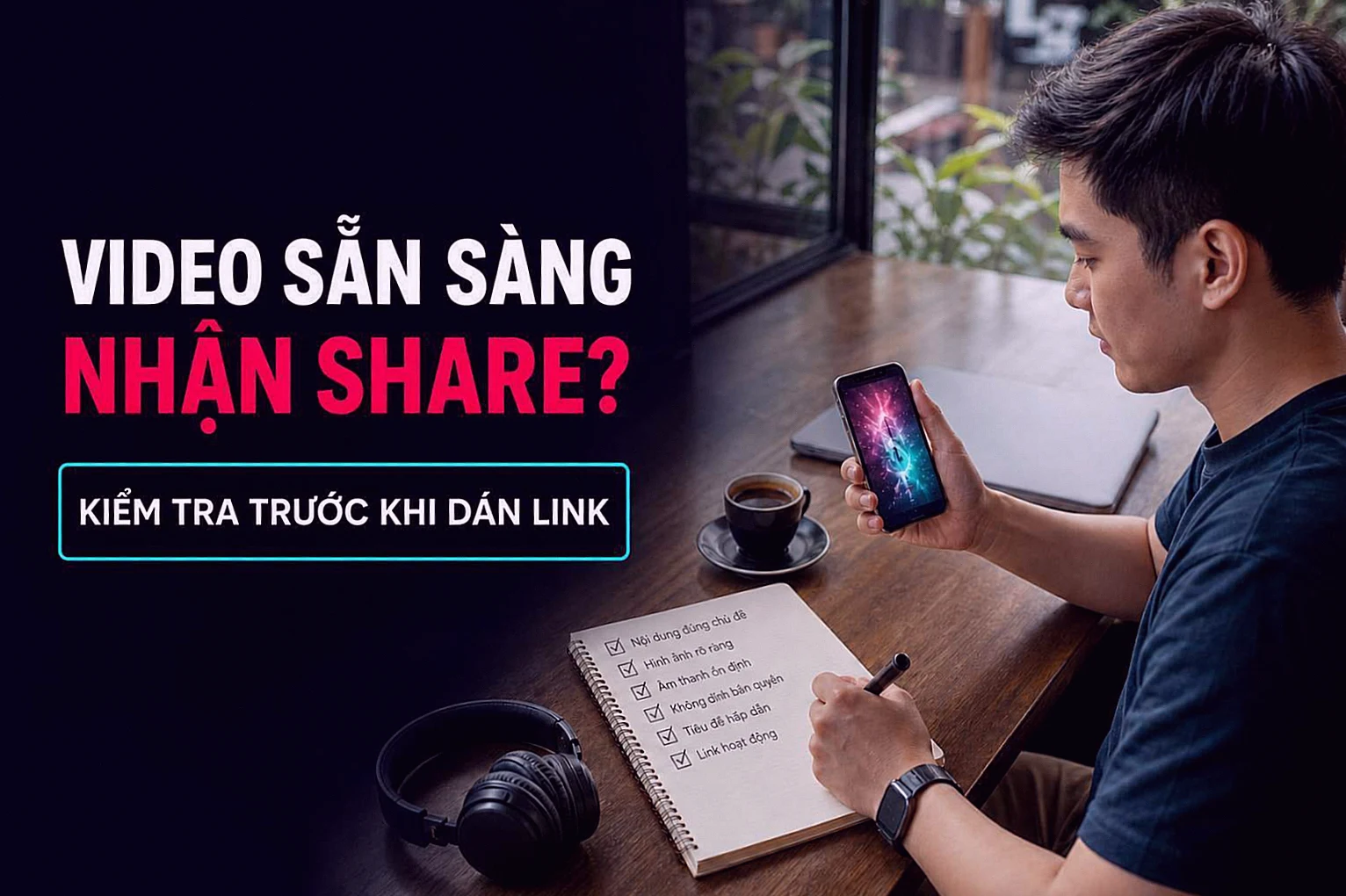 Người làm nội dung Việt Nam kiểm tra video trước khi tăng share TikTok