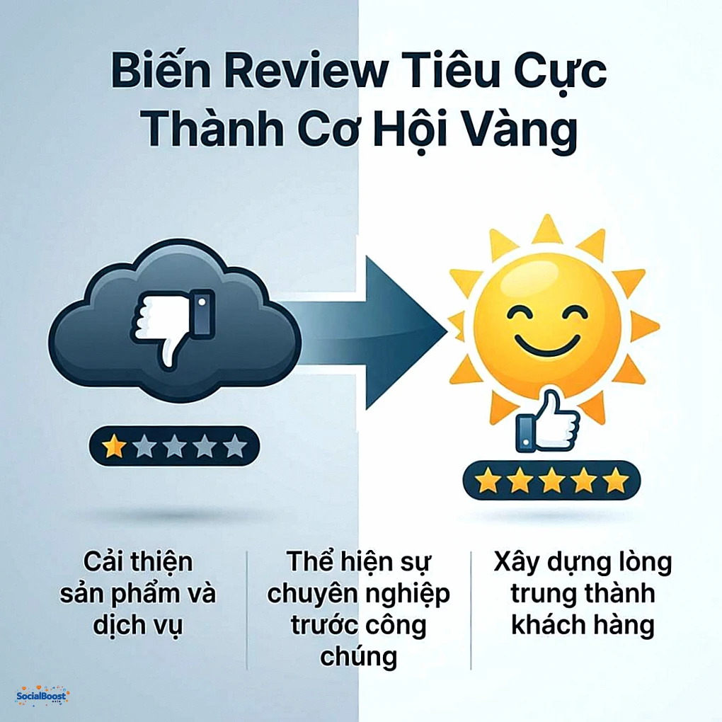 Biến review tiêu cực thành cơ hội xây dựng thương hiệu