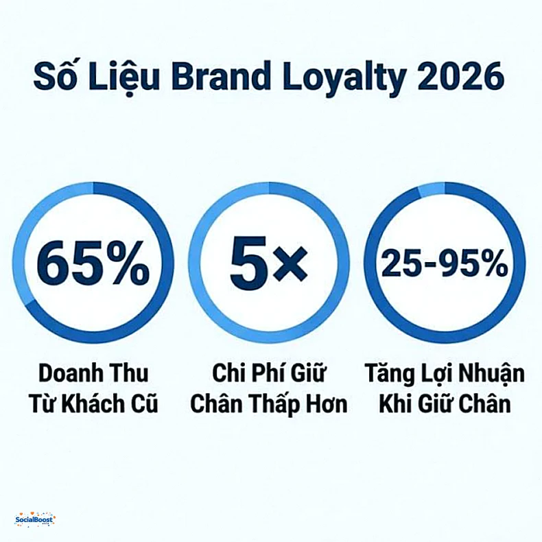 Số liệu Brand Loyalty 2026 - 65% doanh thu từ khách cũ