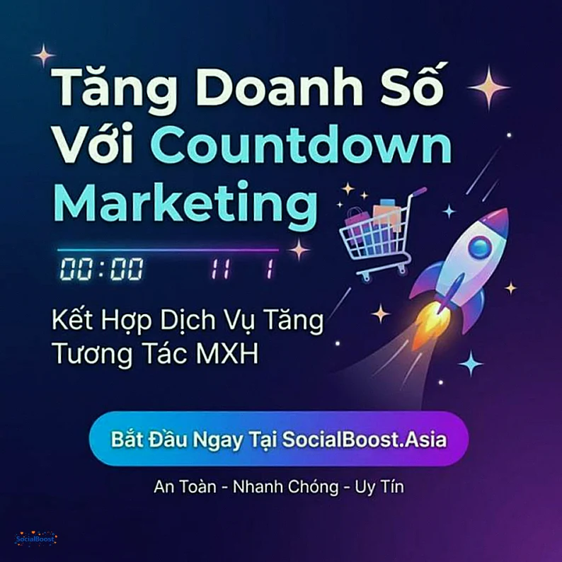 Tăng doanh số với countdown marketing - SocialBoost.Asia