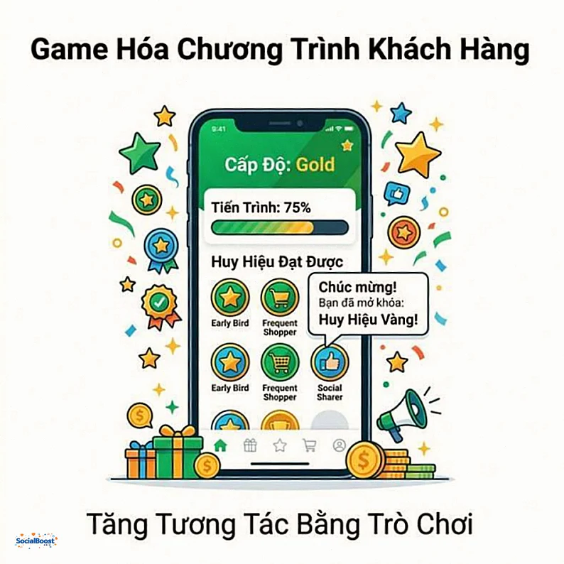 Game hóa chương trình khách hàng - tăng tương tác bằng trò chơi