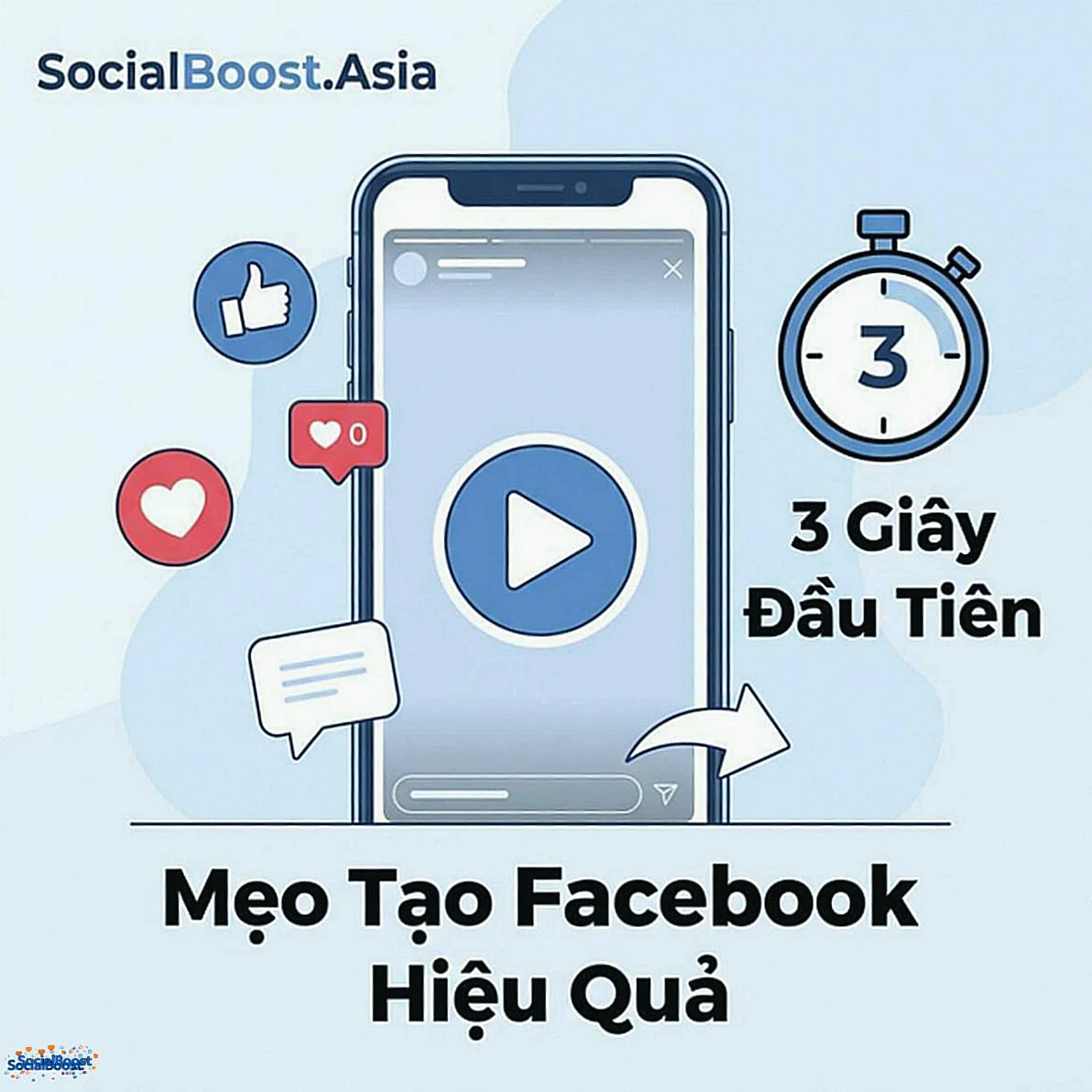Mẹo tạo Facebook Reels tăng like - 3 giây đầu tiên quan trọng nhất