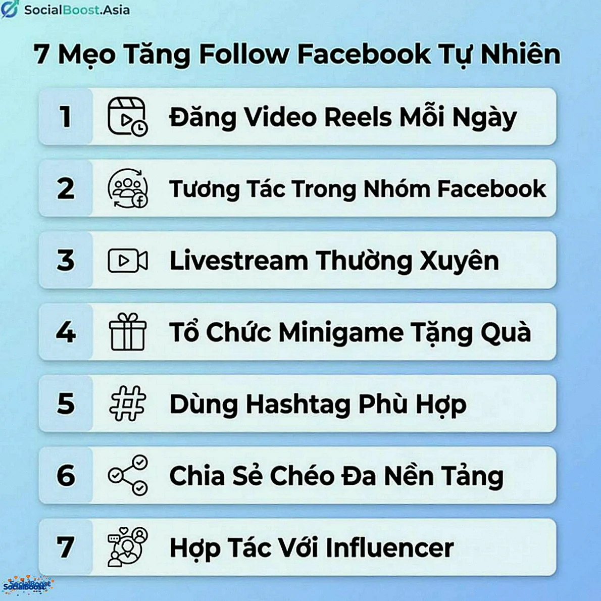 7 mẹo tăng follow Facebook tự nhiên