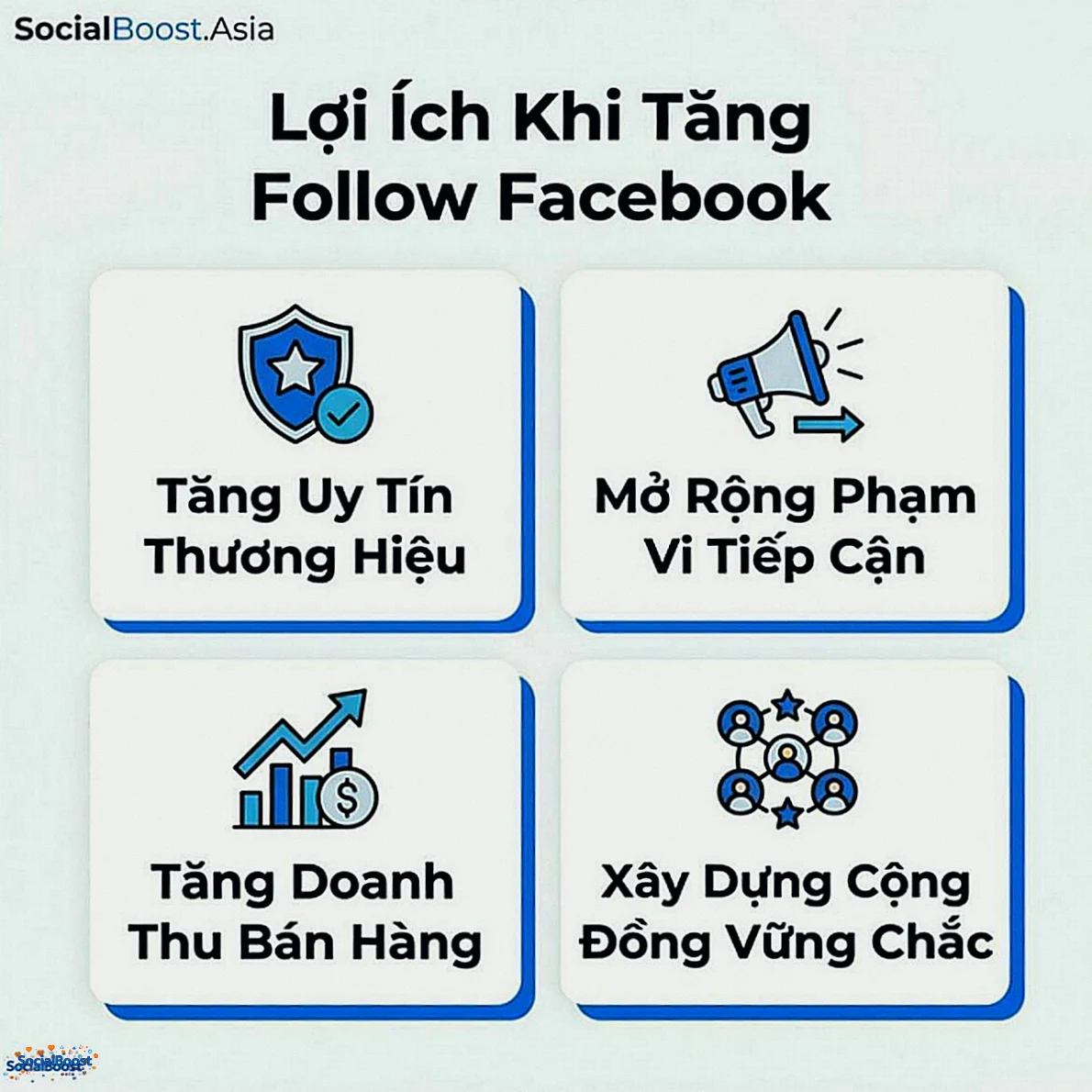 4 lợi ích khi tăng follow Facebook